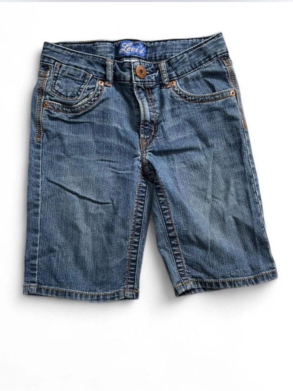 Levi's Blue Denim Knee-Length girls Shorts